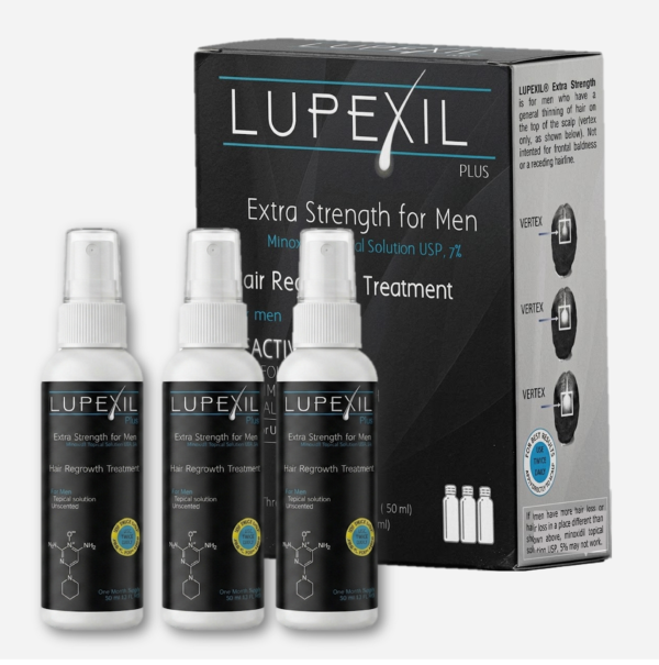lupexil plus 7% minoxidil sin propilenglicol para hombre